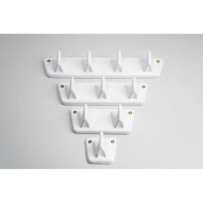 Haczyk porcelanowy - biały – wieszak z 2 haczykami porcelanowy- biały Zangra