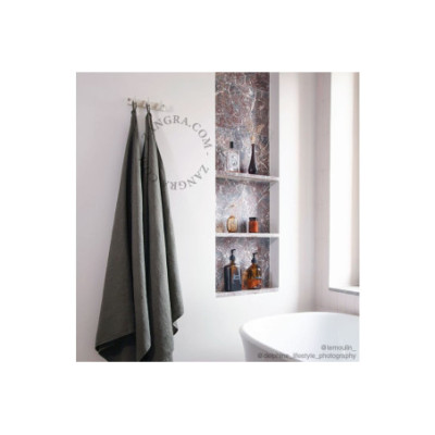 Haczyk porcelanowy - biały – wieszak z 4 haczykami porcelanowy- biały Zangra
