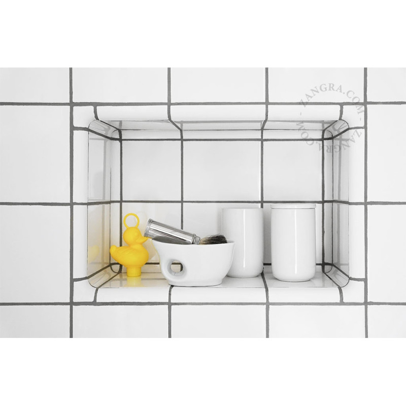 Porcelain container – white Zangra
