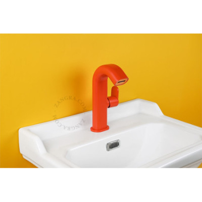 Cairo basin mixer tap – orange Zangra