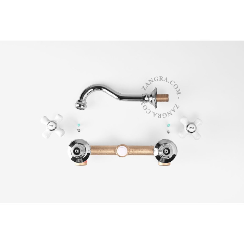 Delphin wall-mounted mixer tap Zangra