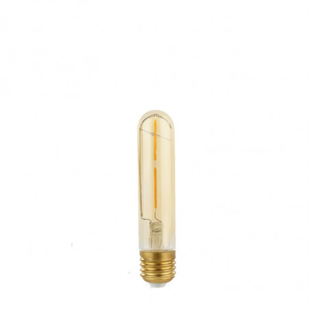 Decorative eco Gold Retro Shine LED TUBE T30 light bulb 30x184mm 2W Spectrum LED