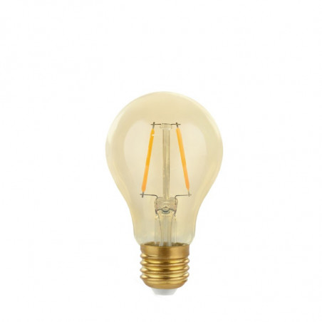 Decorative Light Bulb Gold Retro Shine LED 60mm 2W warm Spectrum LED