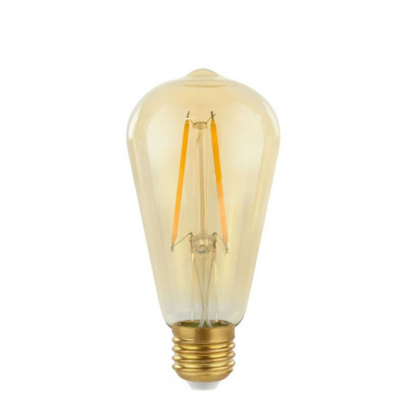Decorative eco Gold Retro Shine LED lamp light bulb ST64 64mm 2W Spectrum LED