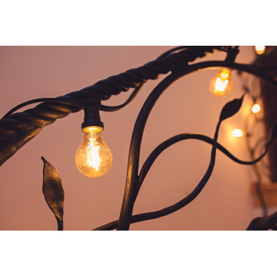 Light Bulb Gold Retro Shine LED 60mm 2W warm