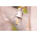 Festoon lighting chain 5m 10 bulb holders white