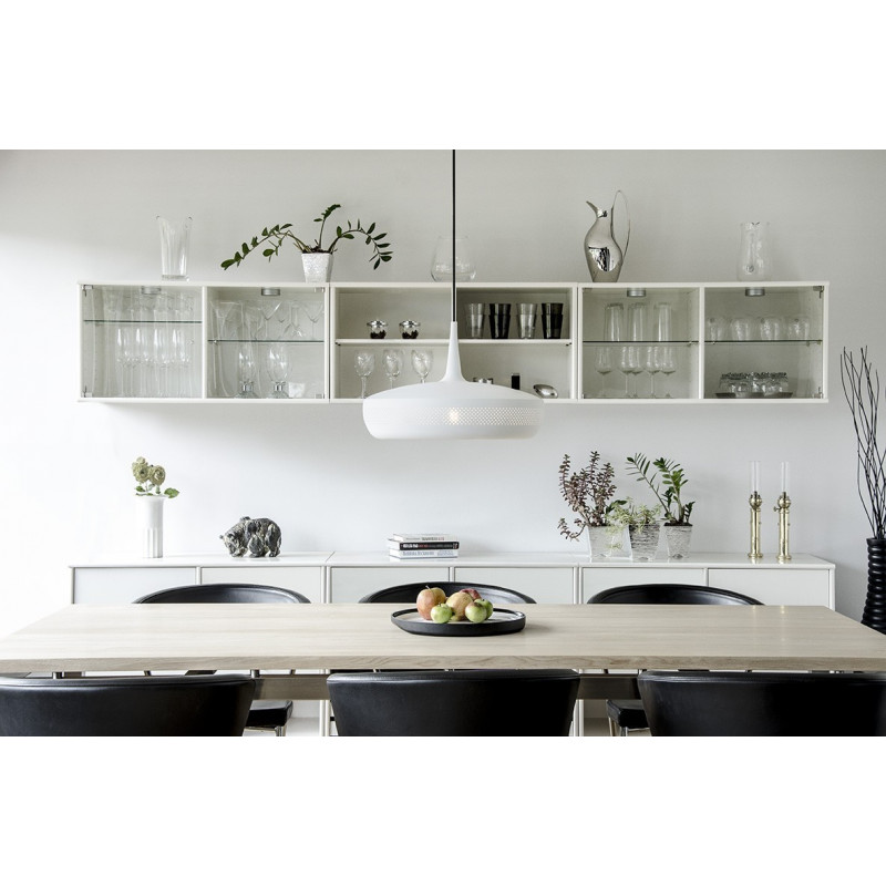 CLAVA DINE matt white pendant shade – UMAGE