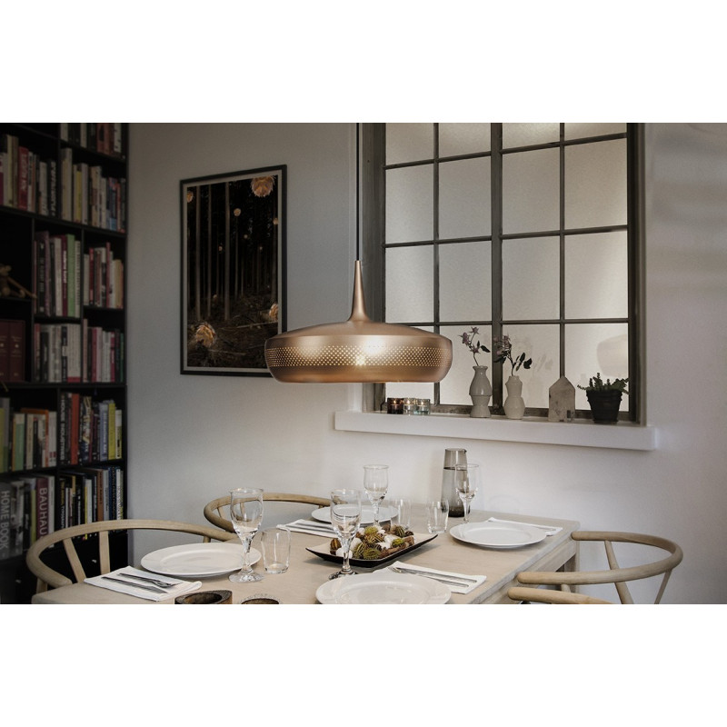 Lampa Clava Dine Copper V2 UMAGE (VITA Copenhagen) - miedź, białe wnętrze