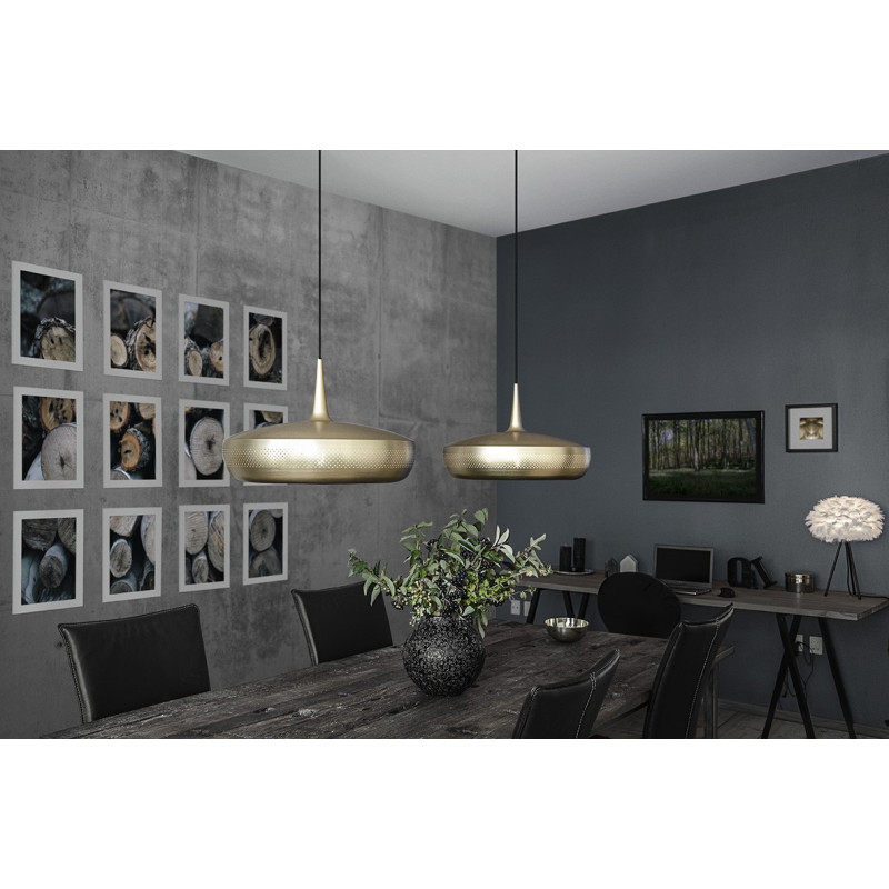 Lamp Clava Dine Brass V2 UMAGE (VITA Copenhagen) - brass, white inside