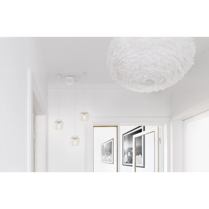 CANNONBALL CLUSTER 3 white pendant suspension set – UMAGE