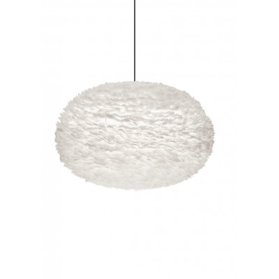 White lamp with feathers Eos XXL UMAGE