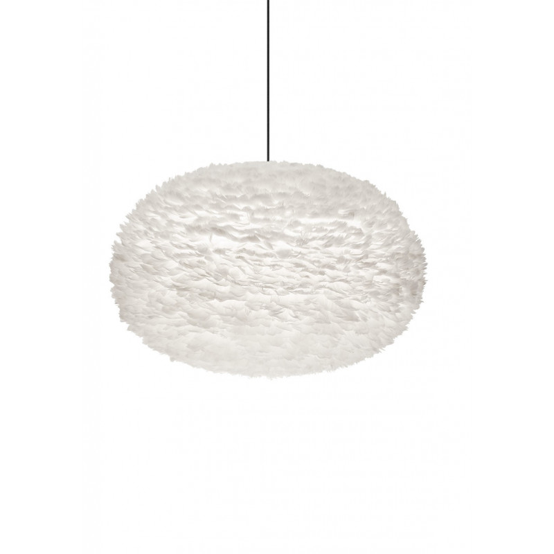 White lamp with feathers Eos XXL UMAGE
