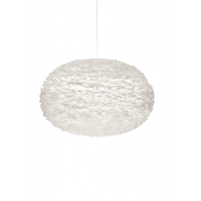 White lamp with feathers Eos XXL UMAGE