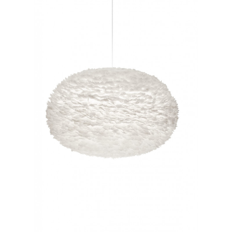 White lamp with feathers Eos XXL UMAGE