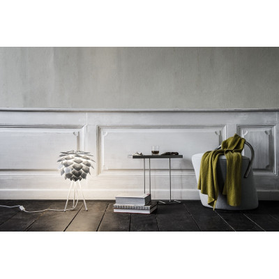 Lamp Silvia Mini steel UMAGE (VITA Copenhagen) - white & silver