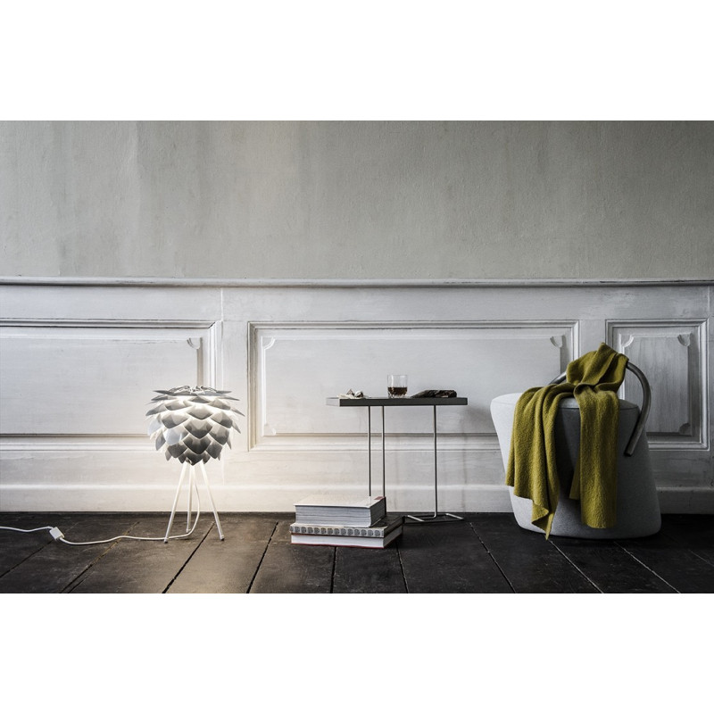 Lamp Silvia Mini steel UMAGE (VITA Copenhagen) - white & silver