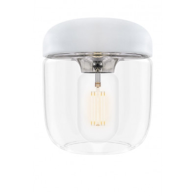 Lamp Acorn White Steel UMAGE (VITA Copenhagen) - chrome