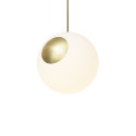 Lampa Bright Spot Brass  Nordic Tales  - mosiądz + przewód crema