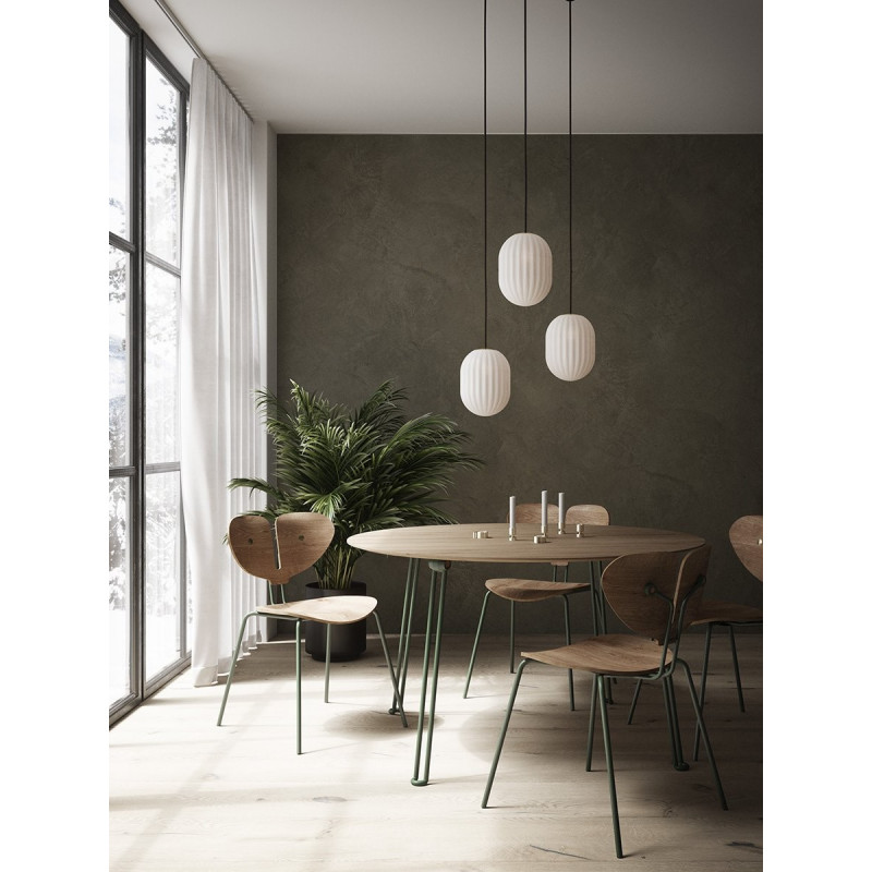 Bright Modeco+ Brass pendant lamp with cream cord Nordic Tales
