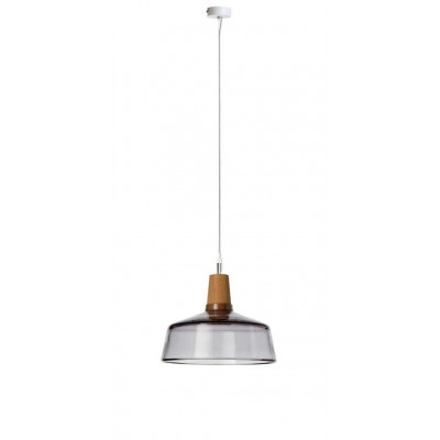 Lamp INDUSTRIAL 26/14P anthracite glass Dreizehngrad - diameter 26 cm
