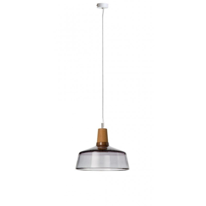 Lamp INDUSTRIAL 26/14P anthracite glass Dreizehngrad - diameter 26 cm