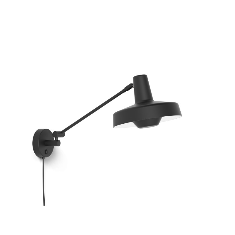 Wall lamp ARIGATO WALL SHORT Grupa Products - short, black, detachable cable