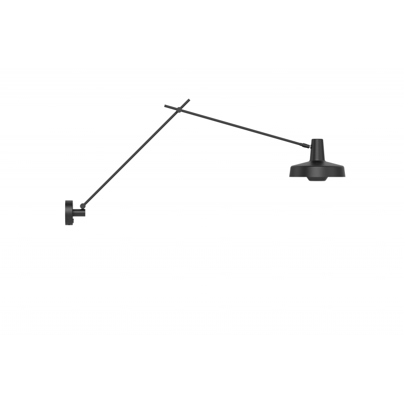 Wall lamp ARIGATO WALL LONG Group Products - elongated, black, detachable cable