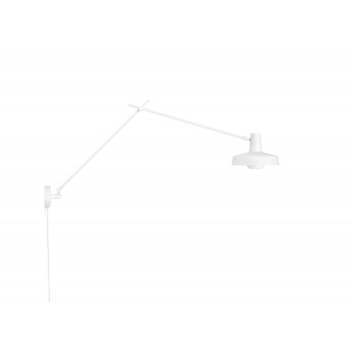 ARIGATO WALL LONG white wall light with extended arms and detachable cable – Grupa Products