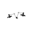Wall lamp ARIGATO DOUBLE WALL Grupa Products - black, detachable cable