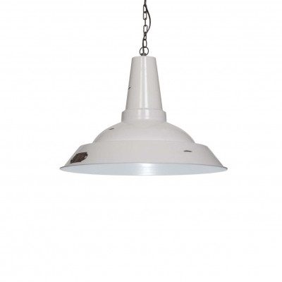 Industrialna lampa wisząca Kapito 36 cm White LOFTLIGHT – biała