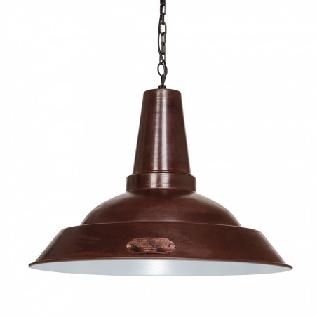 Industrial hanging lamp Kapito 48 cm Brown - brown