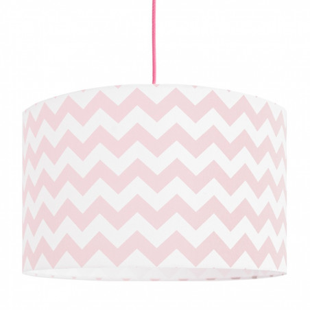 Lampshade chevron pink diameter 38cm collection New York youngDECO