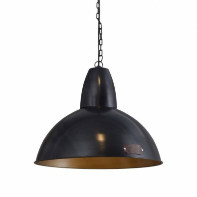 Industrialna lampa wisząca Salina 46 cm Black LOFTLIGHT – czarna