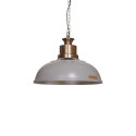 Industrialna lampa wisząca Verda 36 cm Light Grey LOFTLIGHT – szara
