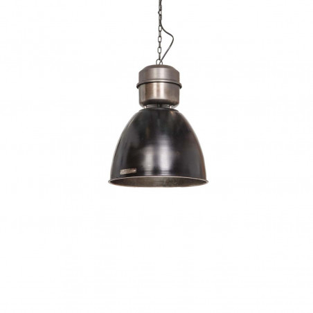 Industrialna lampa wisząca Voltera 32 cm Shine Black / Dark Nickel – czarny połysk