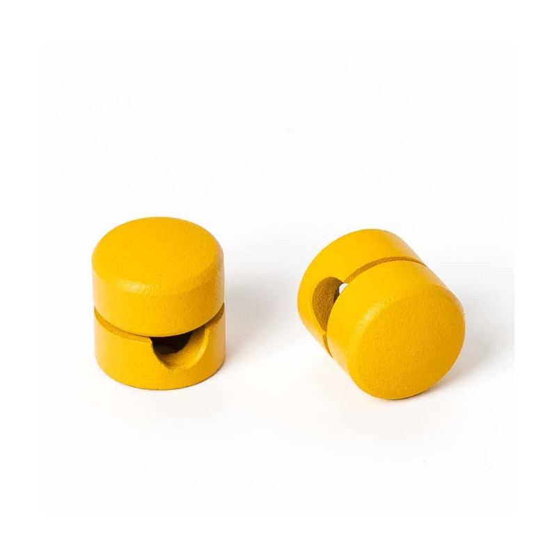 Cable holder yellow structural Kolorowe Kable
