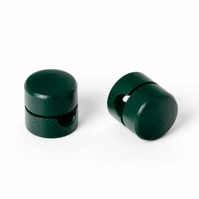 Cable holder dark green structural Kolorowe Kable