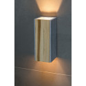 Concrete wall lamp / Orto Teak LOFTLIGHT wall light with the addition of teak wood