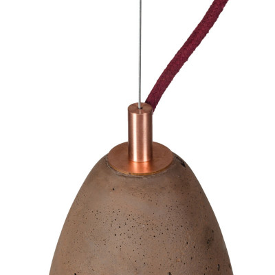Concrete pendant lamp Febe S LOFTLIGHT