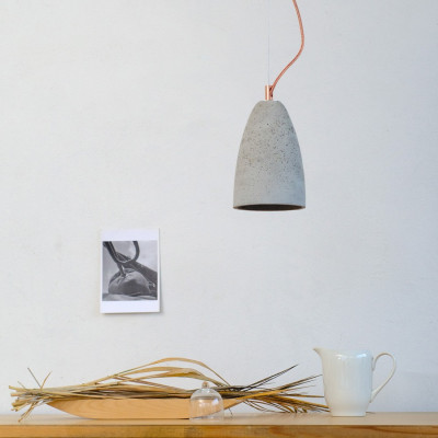 Concrete pendant lamp Febe S LOFTLIGHT