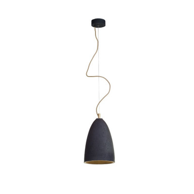 Concrete pendant lamp Febe M LOFTLIGHT