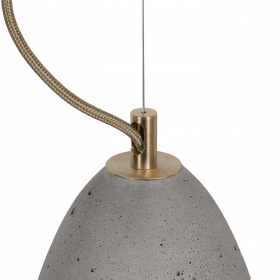 Concrete pendant lamp Febe M LOFTLIGHT