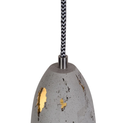 Concrete pendant lamp Febe S Volcano LOFTLIGHT