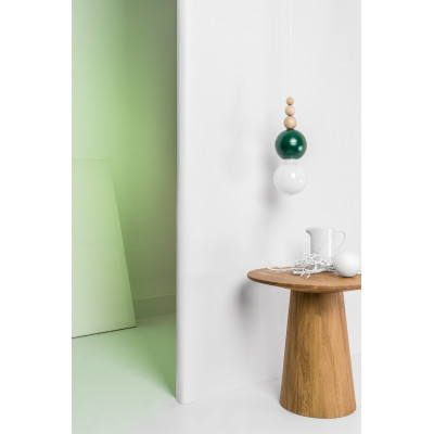 Loft Bala dark green structural pendant lamp