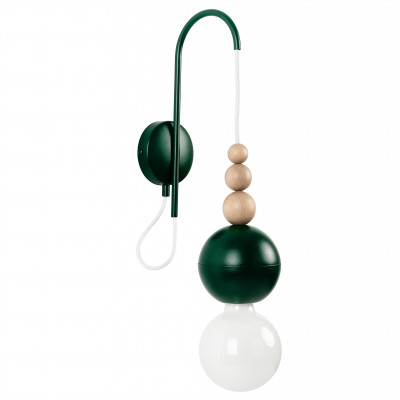 Loft Bala dark green structural wall lamp