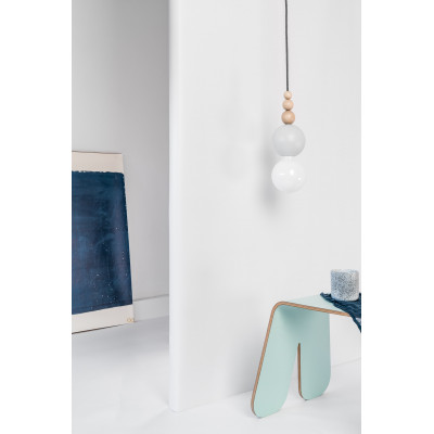 Loft Bala light grey structural pendant lamp