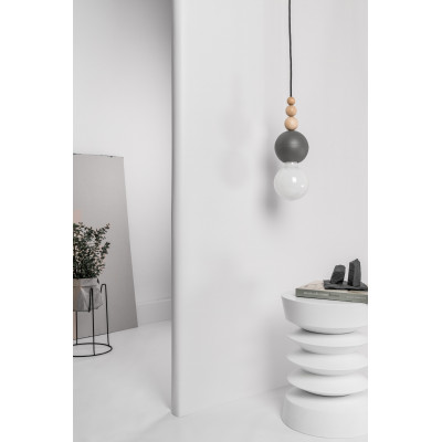 Loft Bala dark grey structural pendant lamp