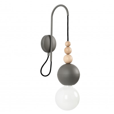 Loft Bala dark grey structural wall lamp