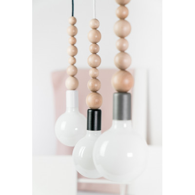 Loft Sfarer czarny strukturalny kinkiet KOLOROWE KABLE