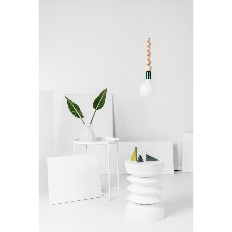 Loft Sfarer dark green structural pendant lamp